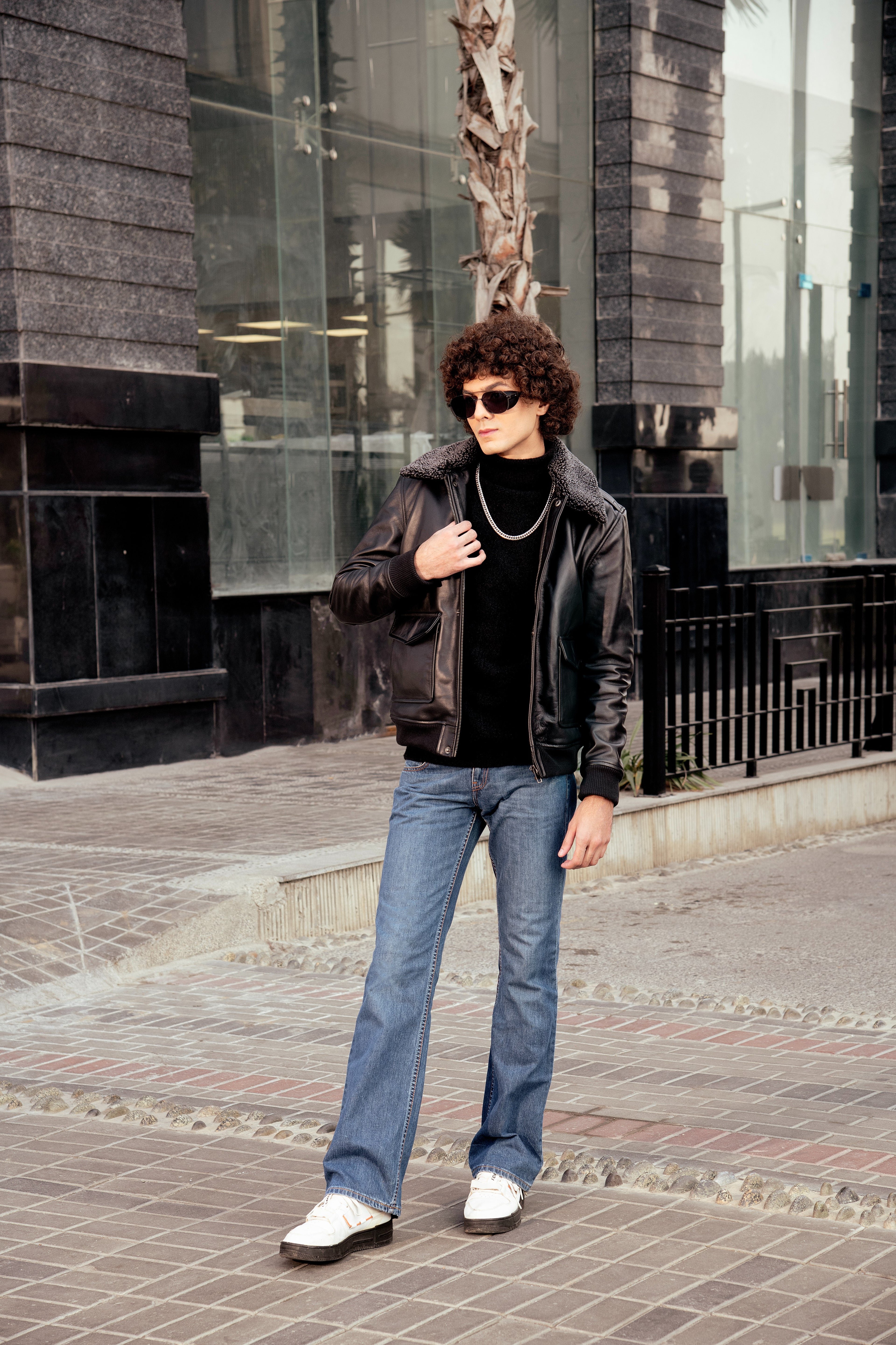 Flight Black Leather Jacket