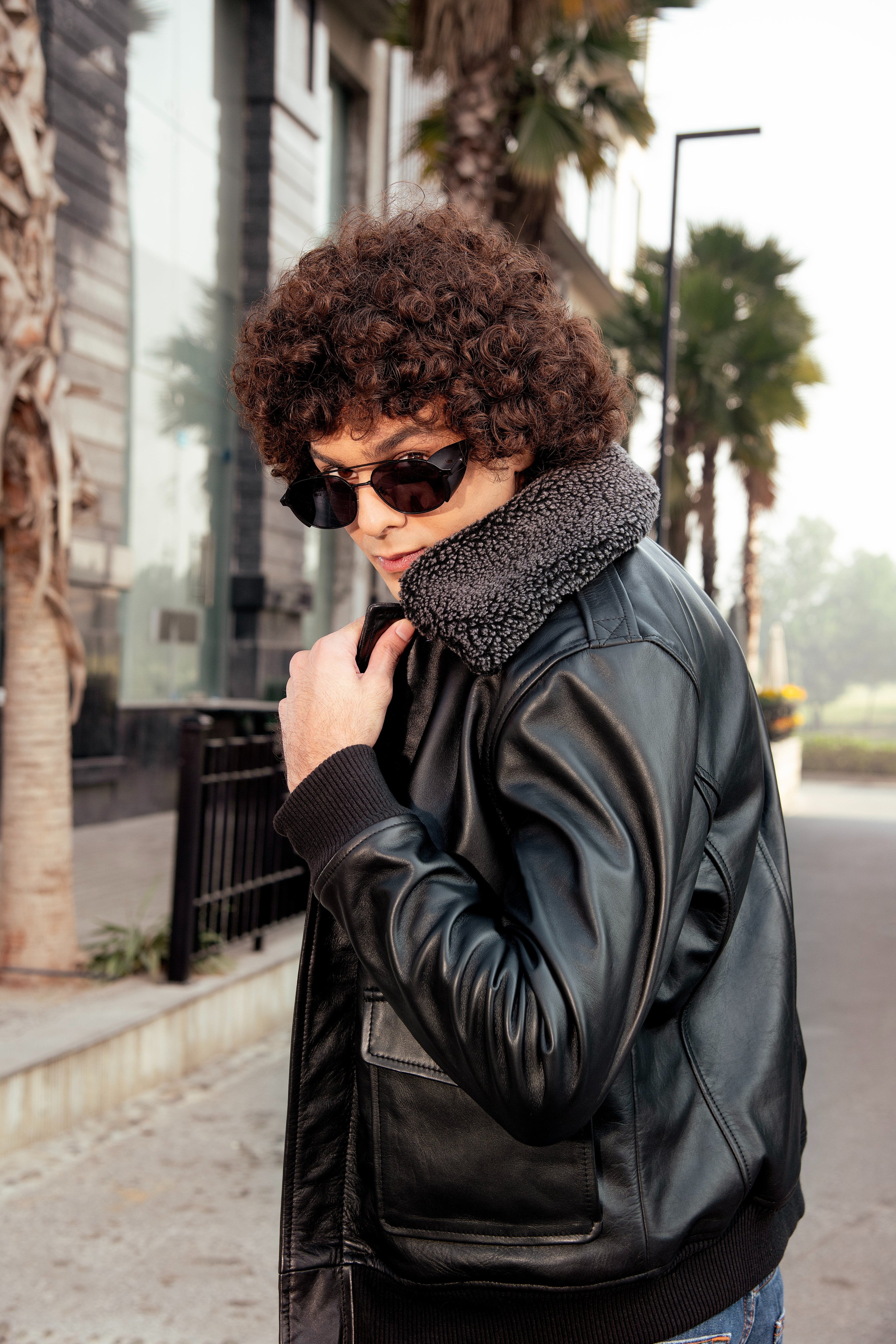 Flight Black Leather Jacket