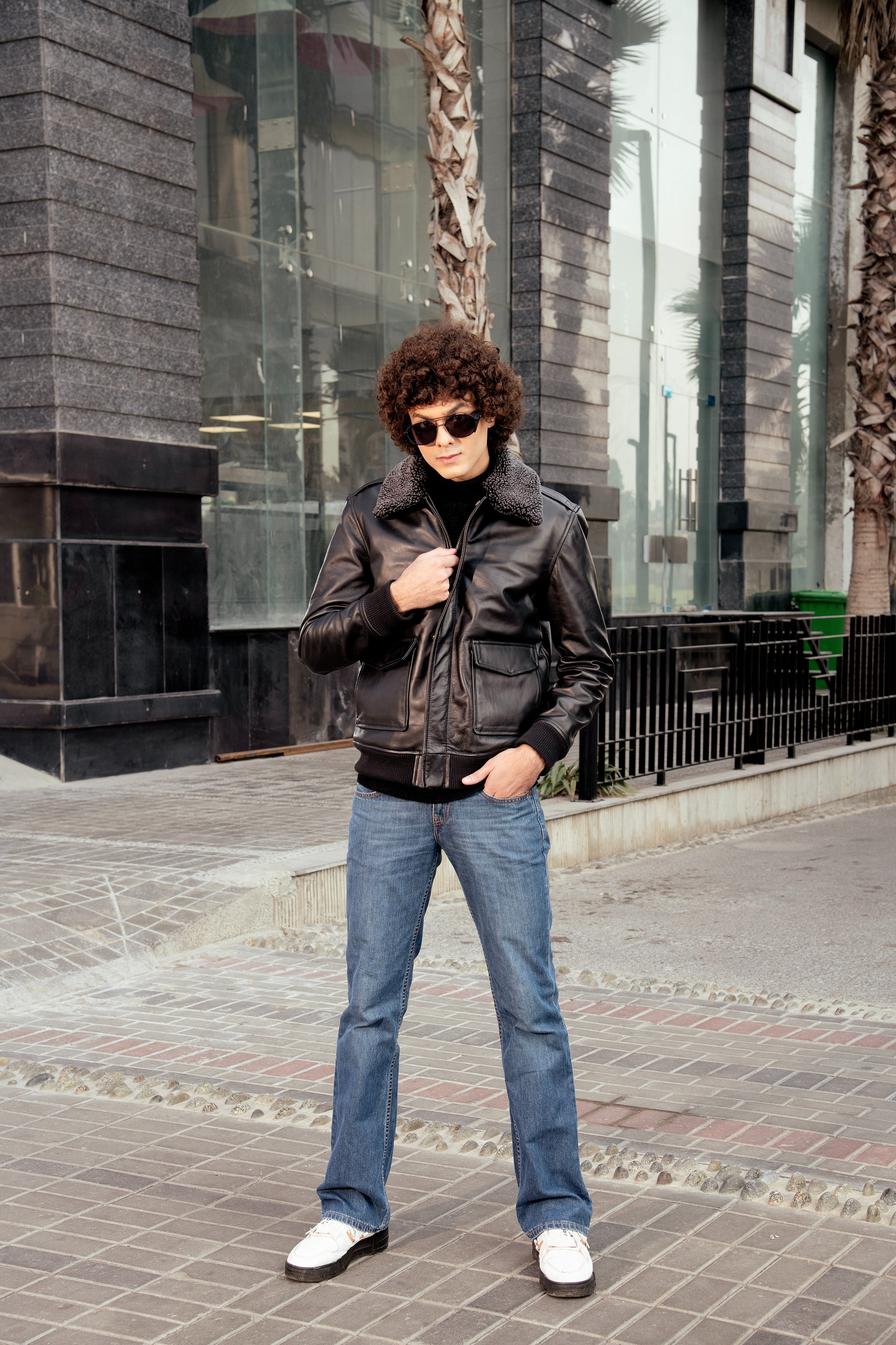 Flight Black Leather Jacket