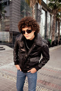 Flight Black Leather Jacket
