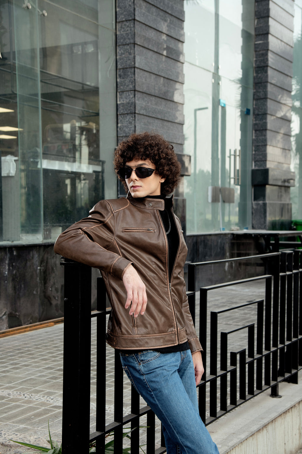 Antique Brown Classic Leather Jacket