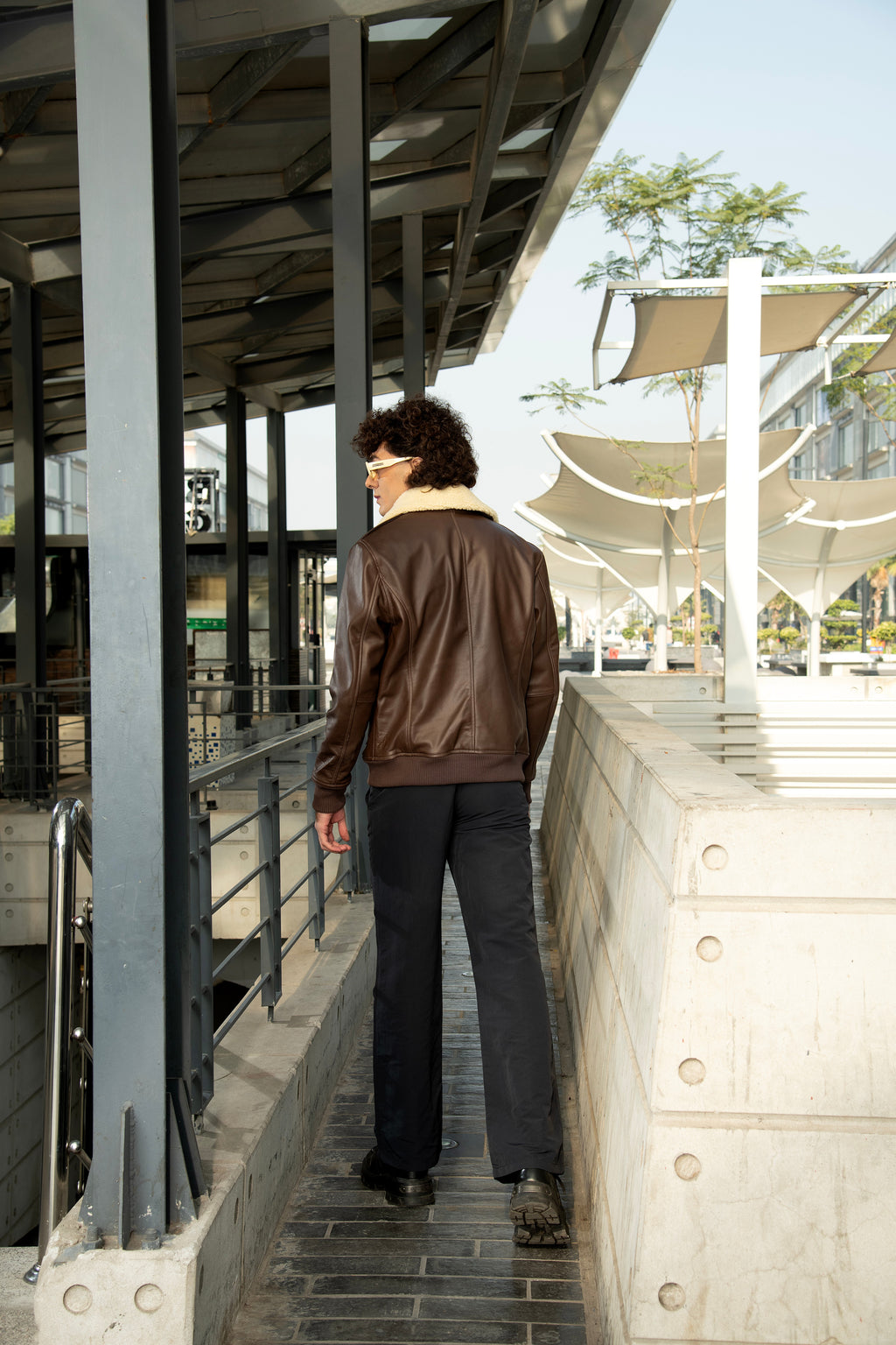 Flight Brown Leather Jacket