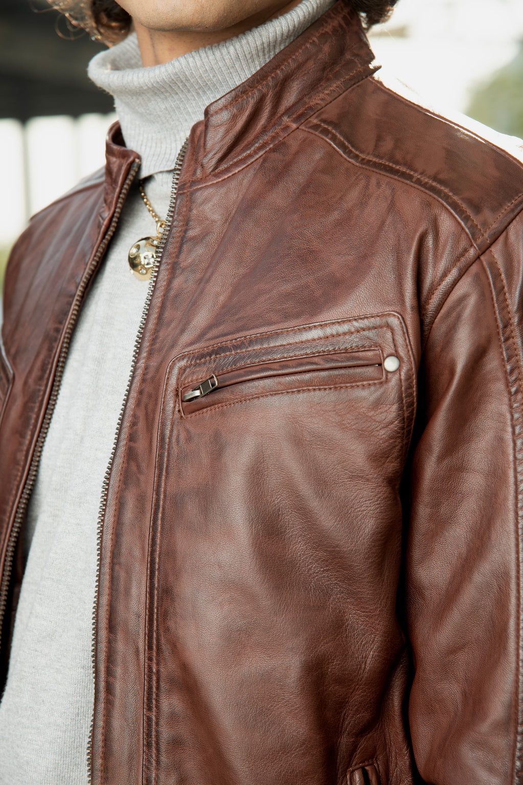 Star-Lord Cappuccino Leather Jacket