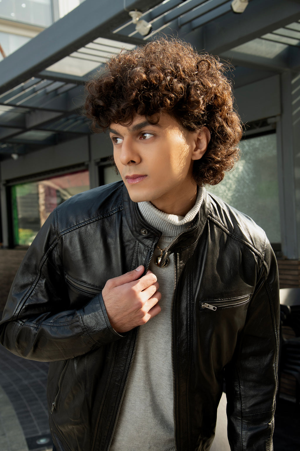 The Milan Rider Black Leather Jacket