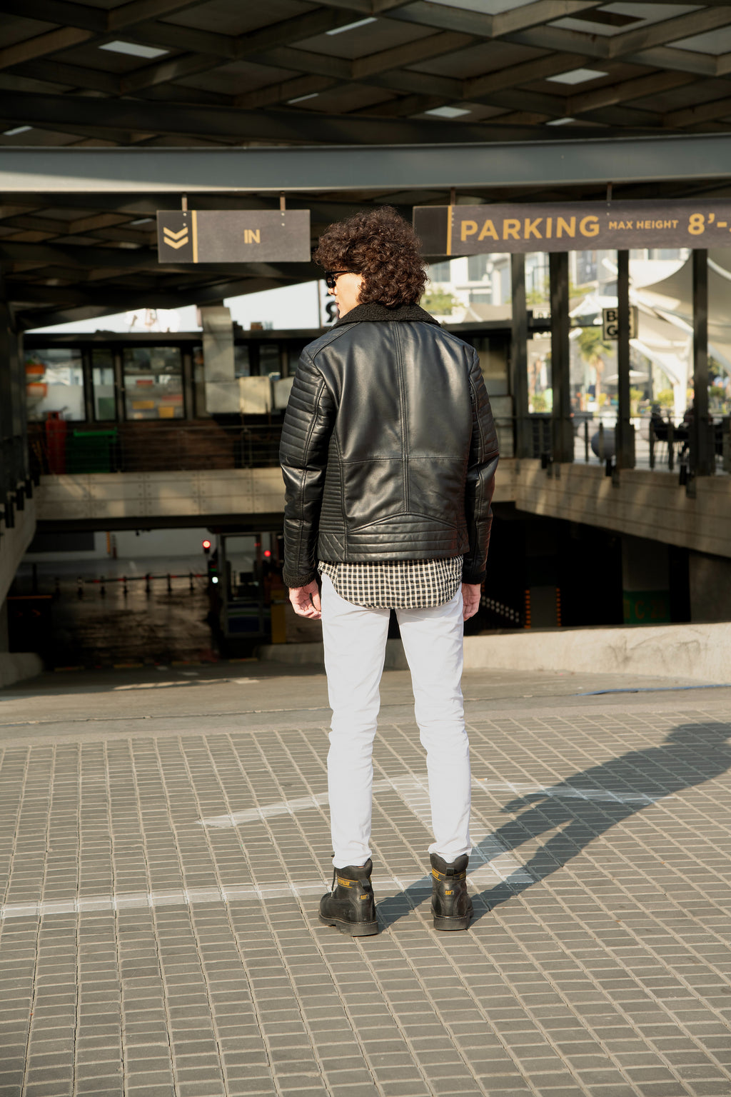 Aviator Black Leather Jacket