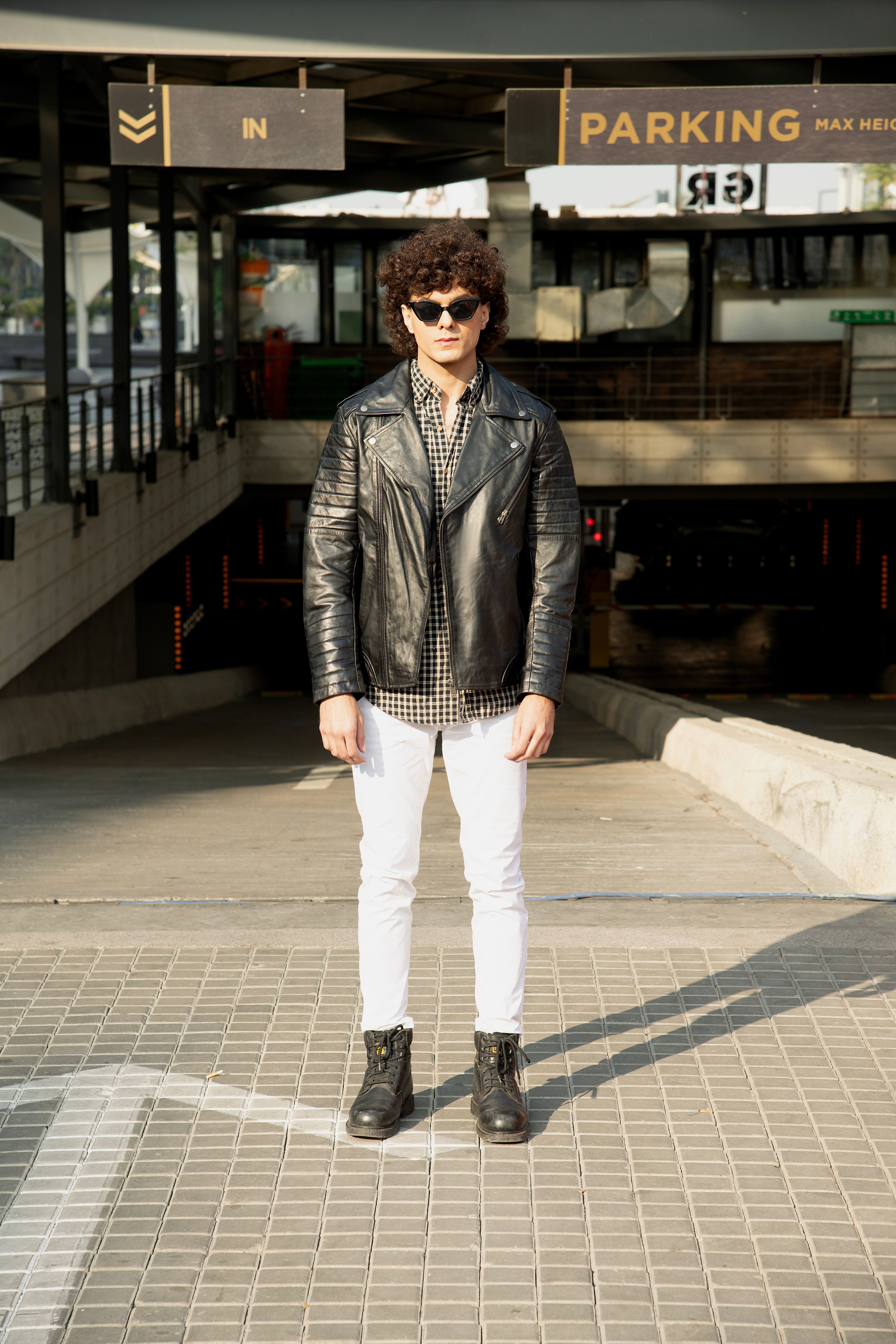 Travolta Black Leather Jacket