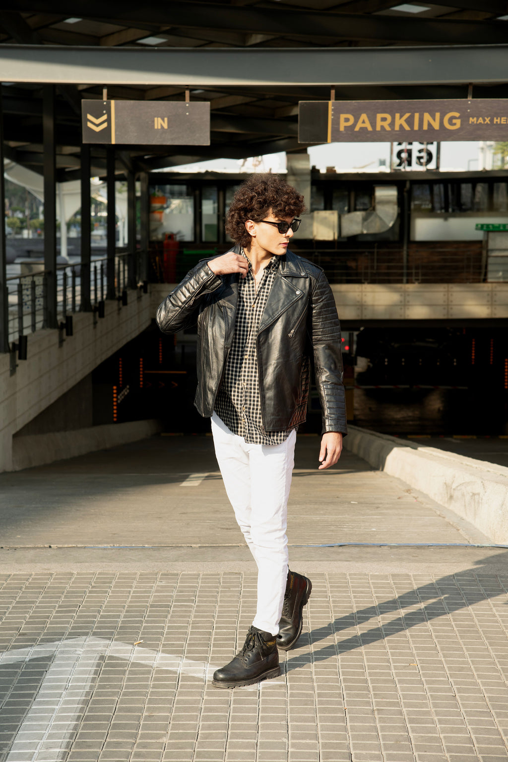 Travolta Black Leather Jacket