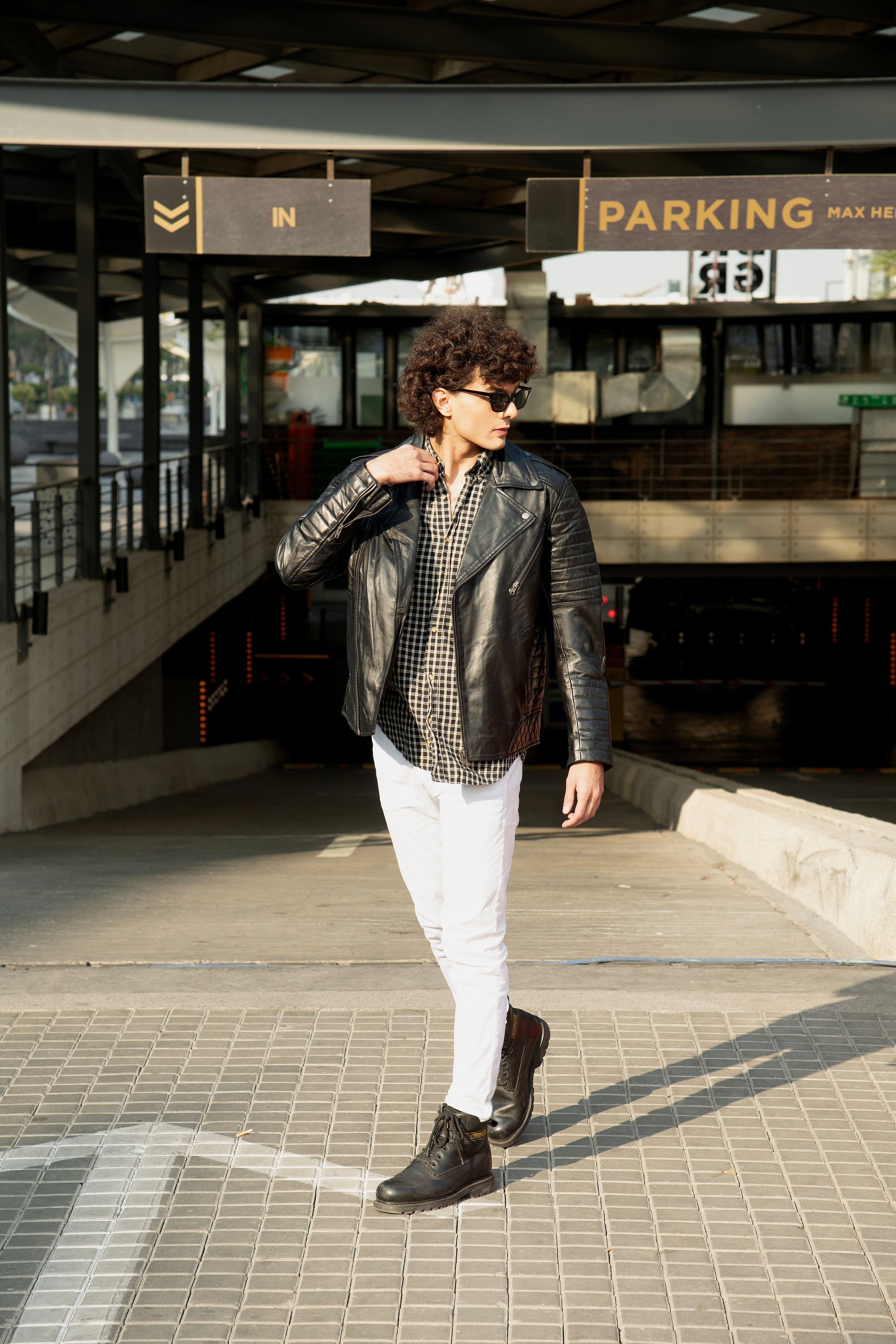 Travolta Black Leather Jacket