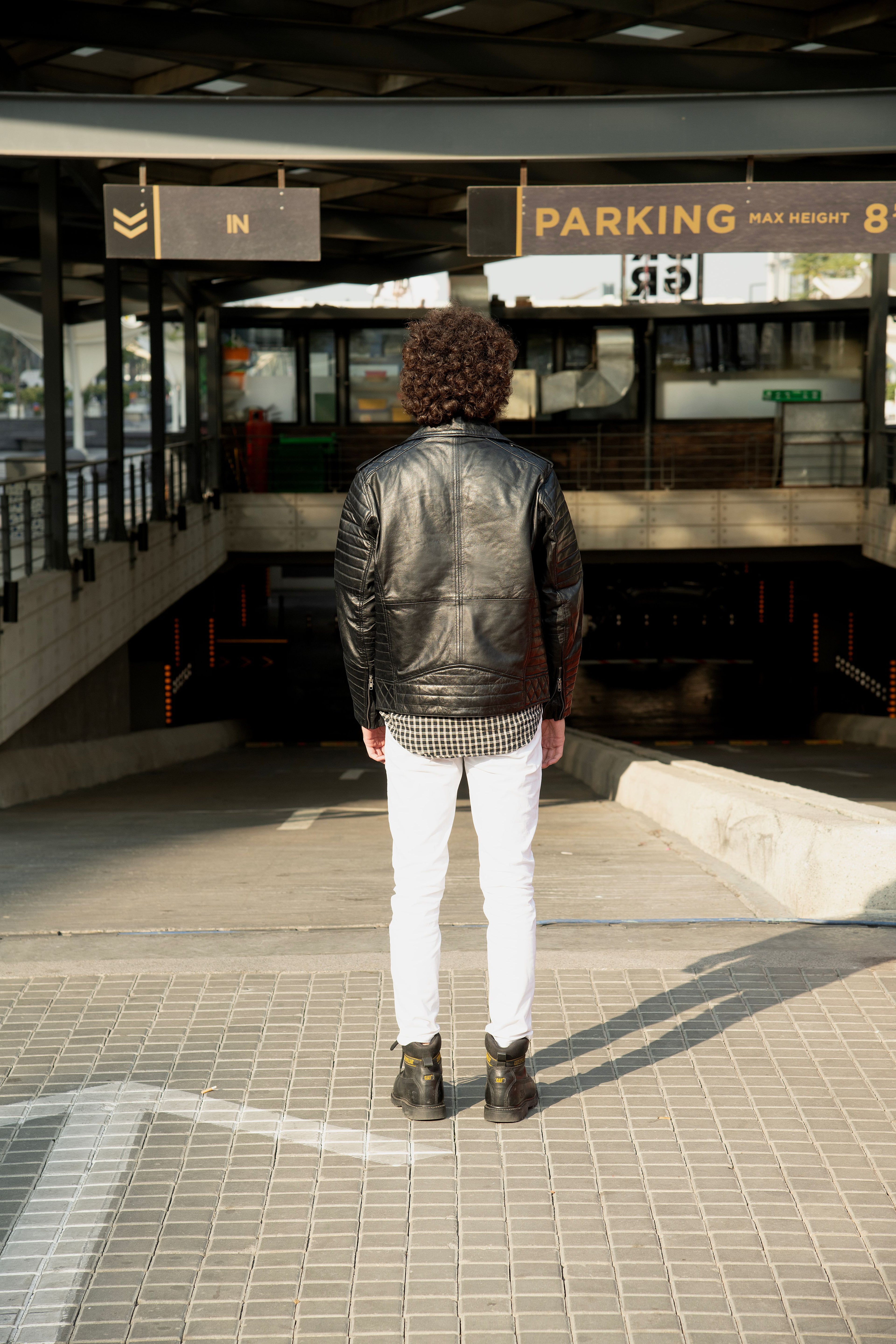 Travolta Black Leather Jacket