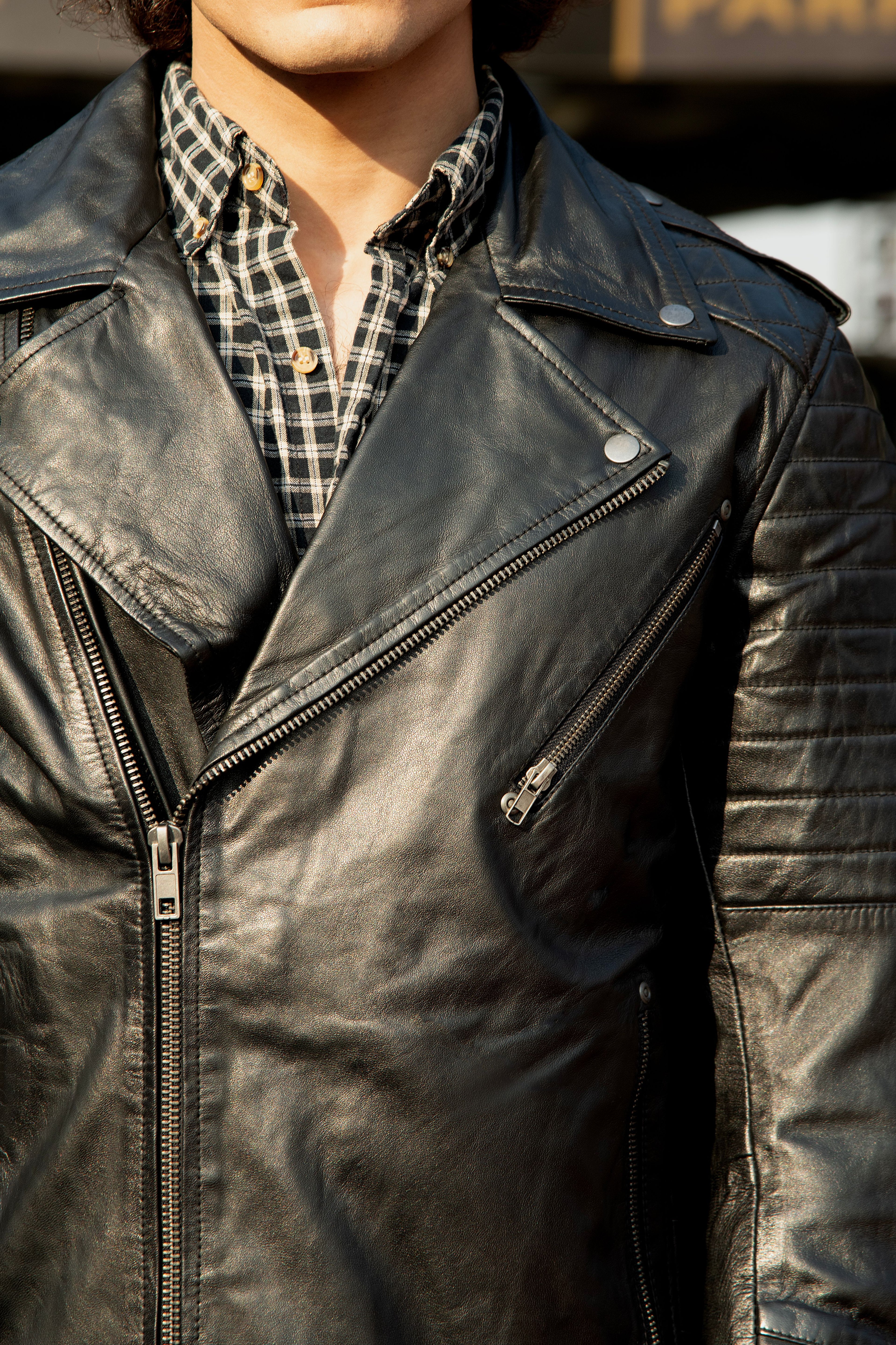 Travolta Black Leather Jacket