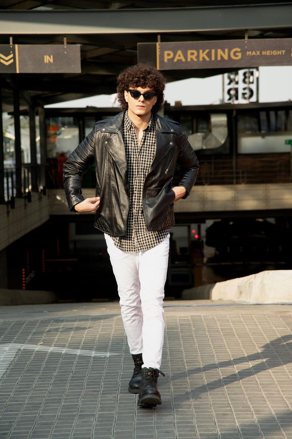 Travolta Black Leather Jacket