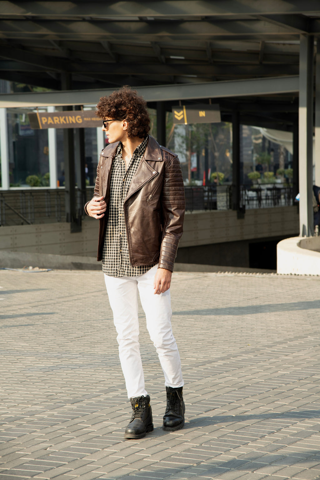 Travolta Cappuccino Leather Jacket