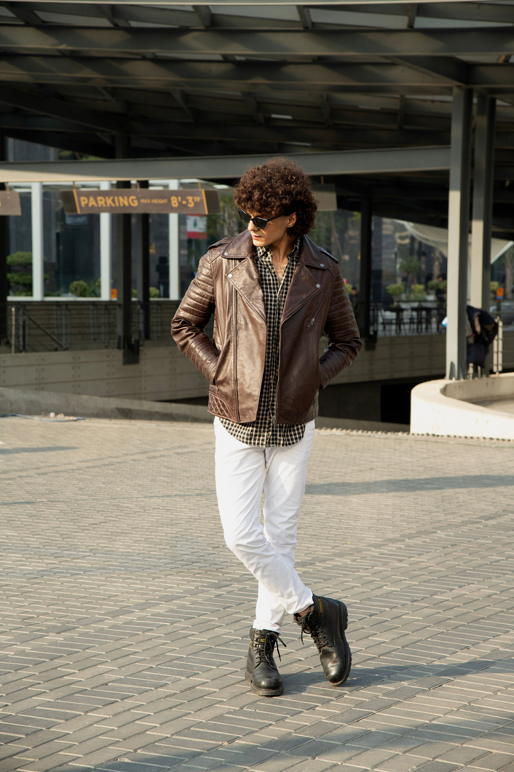 Travolta Cappuccino Leather Jacket