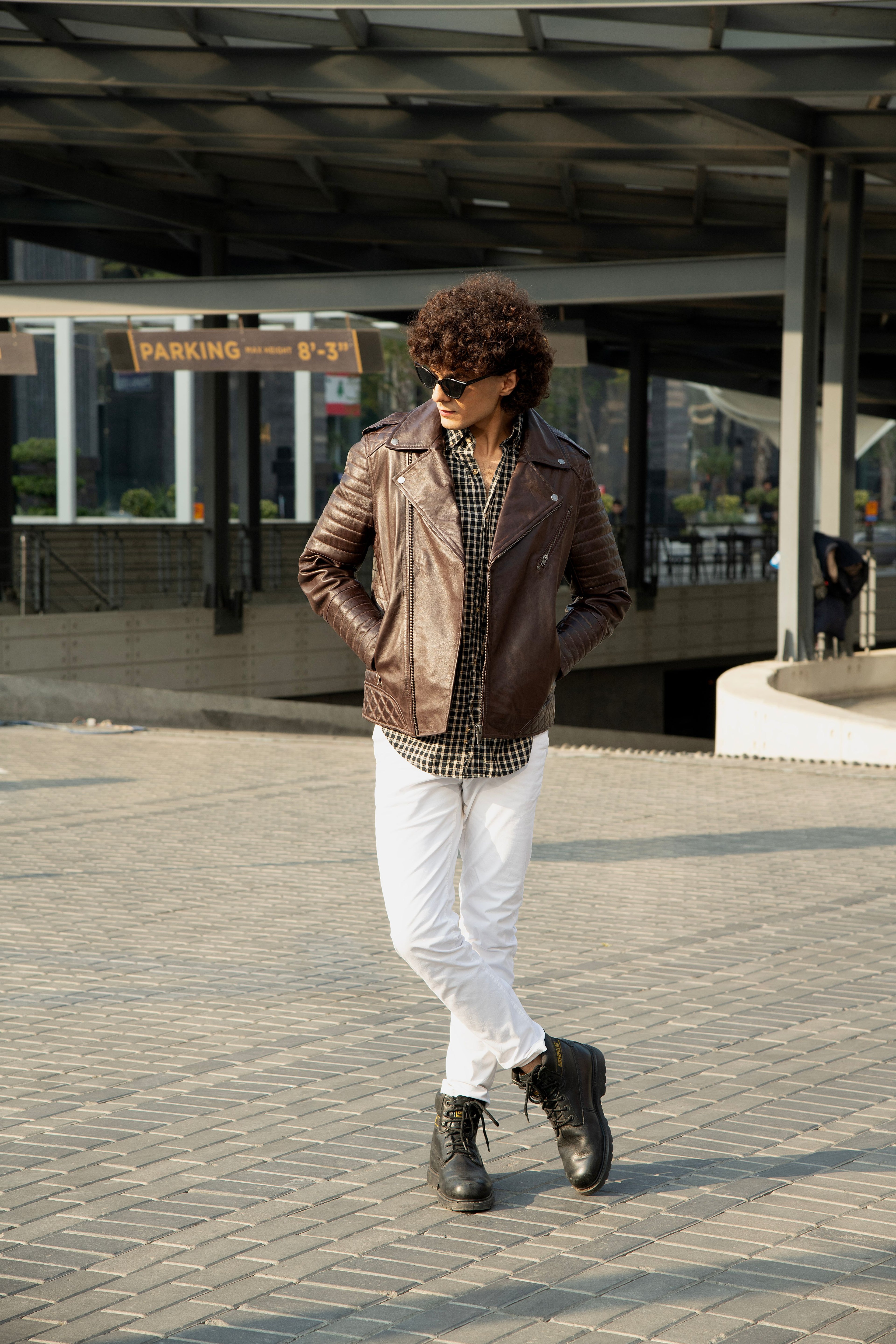 Travolta Cappuccino Leather Jacket