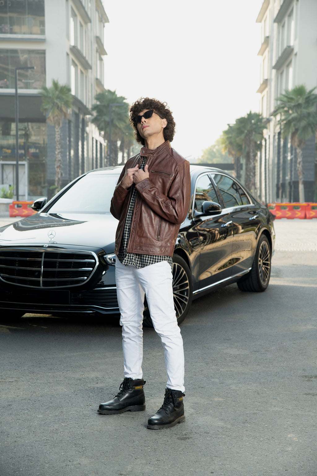 The Milan Rider Cappucino  Leather Jacket