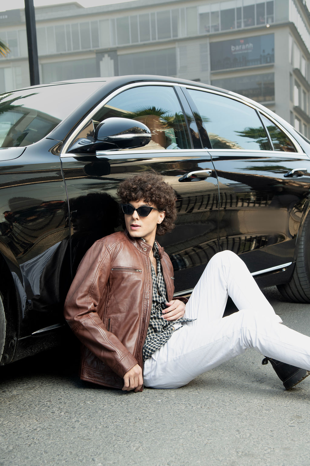 The Milan Rider Cappucino  Leather Jacket