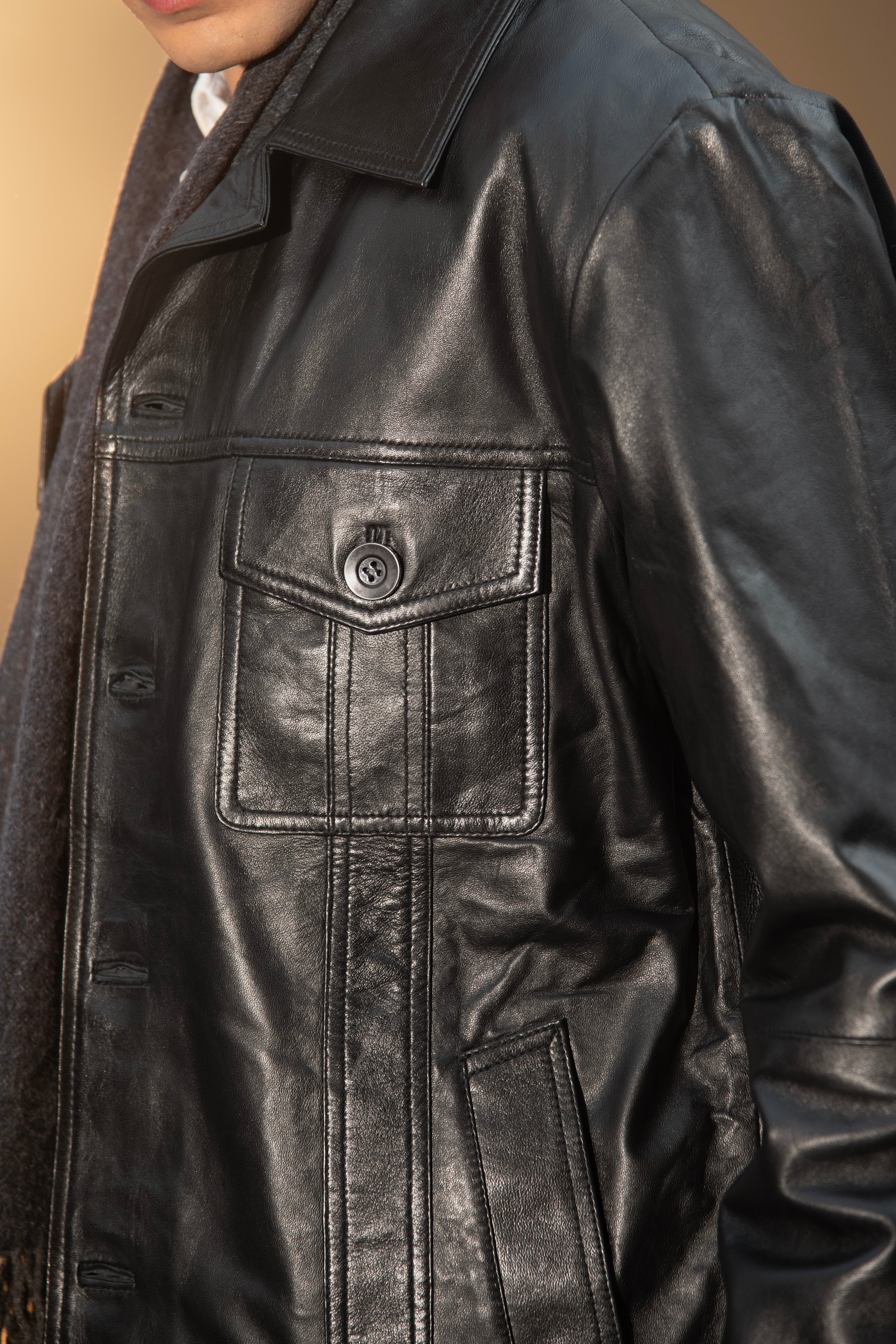 Durden Black Leather Jacket