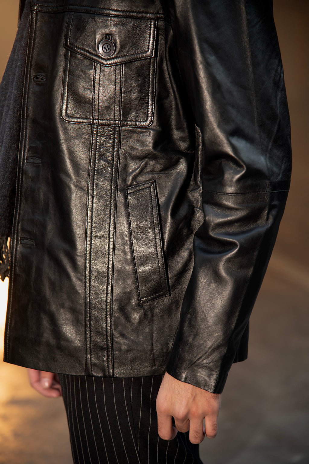 Durden Black Leather Jacket