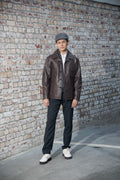 Durden Dark Brown Leather Jacket