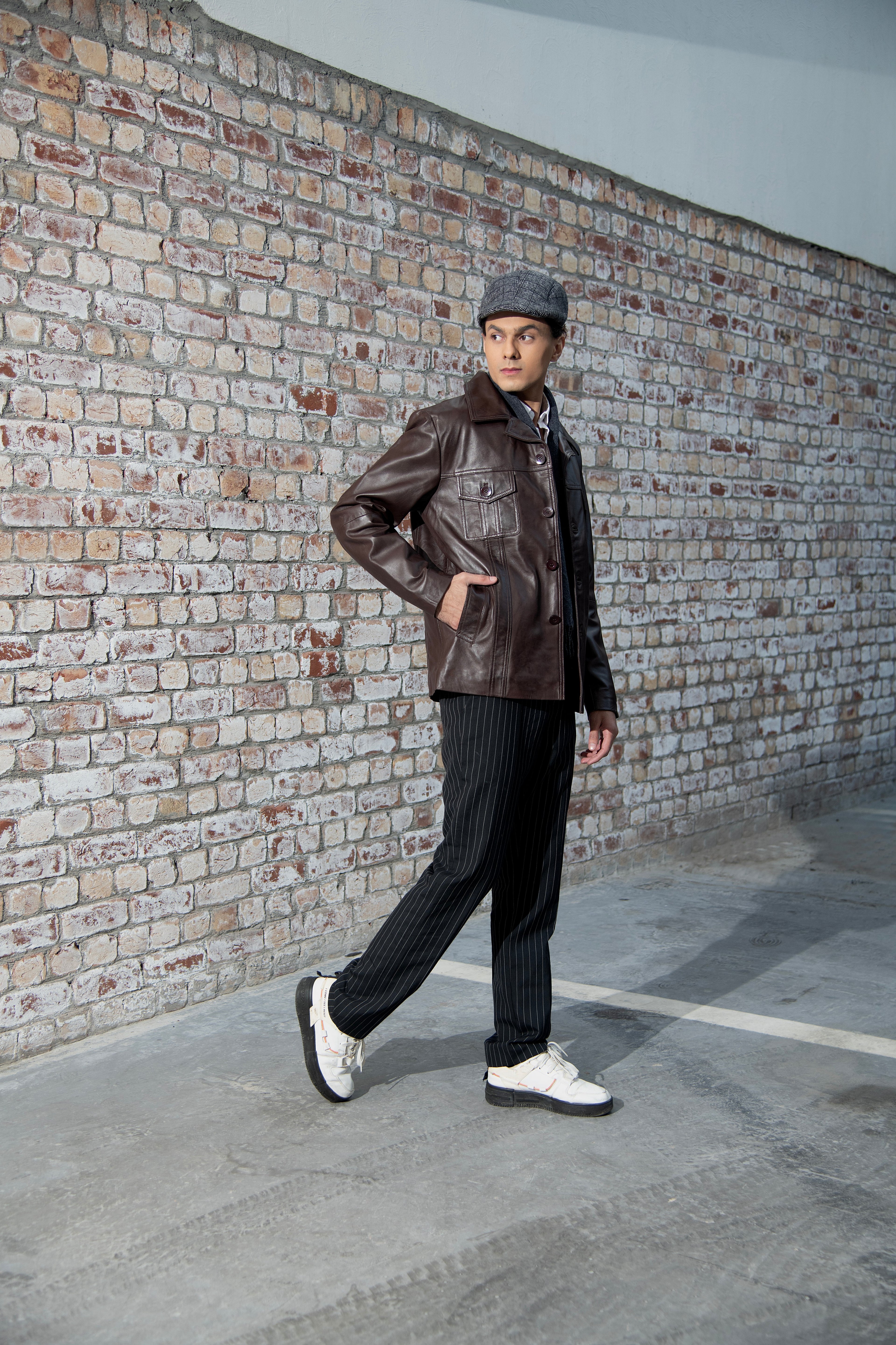 Durden Dark Brown Leather Jacket