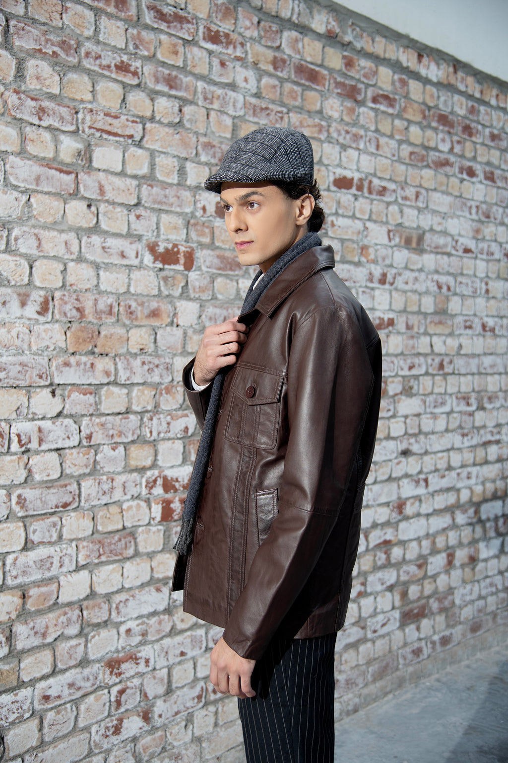 Durden Dark Brown Leather Jacket