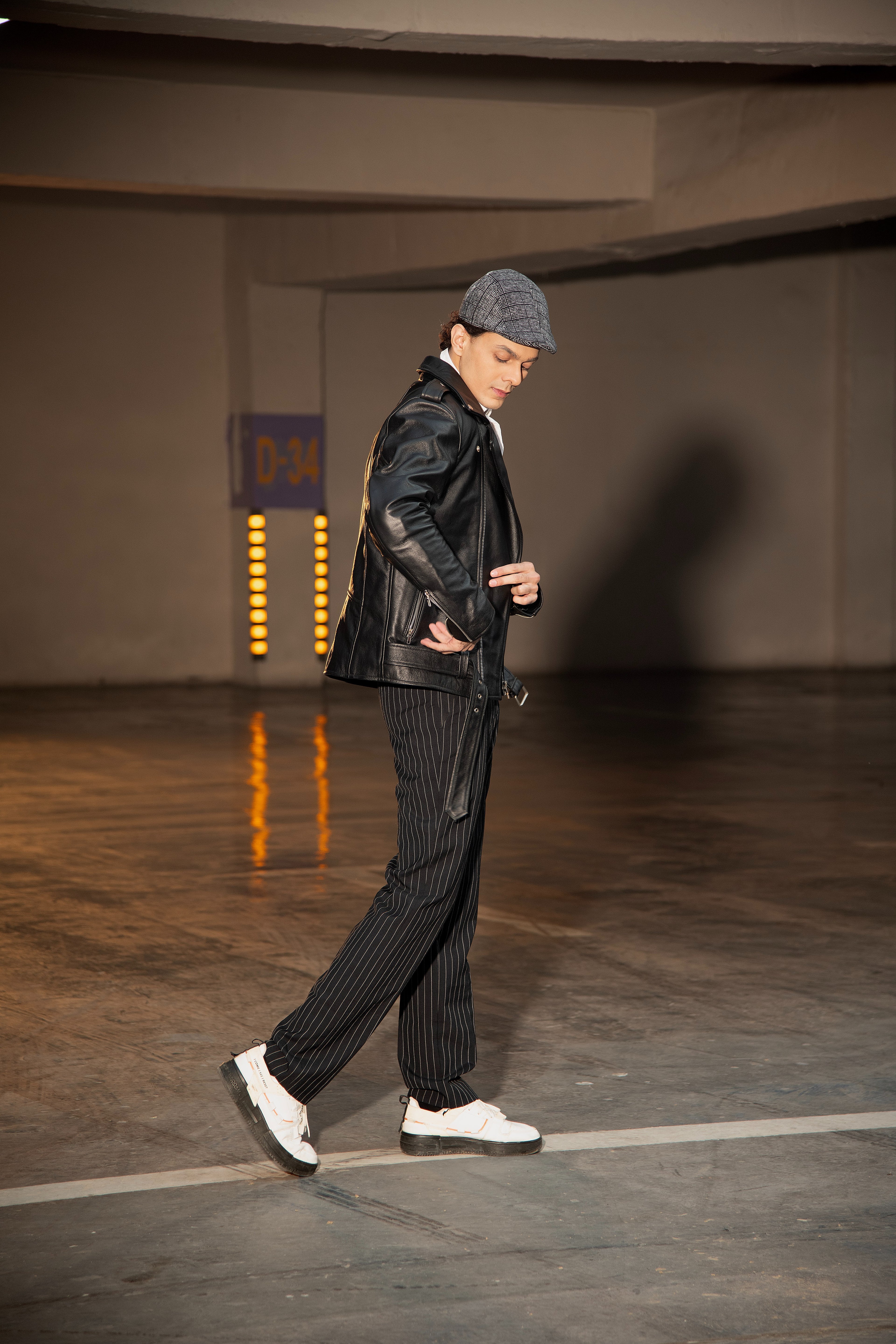 Black Biker Leather Jacket