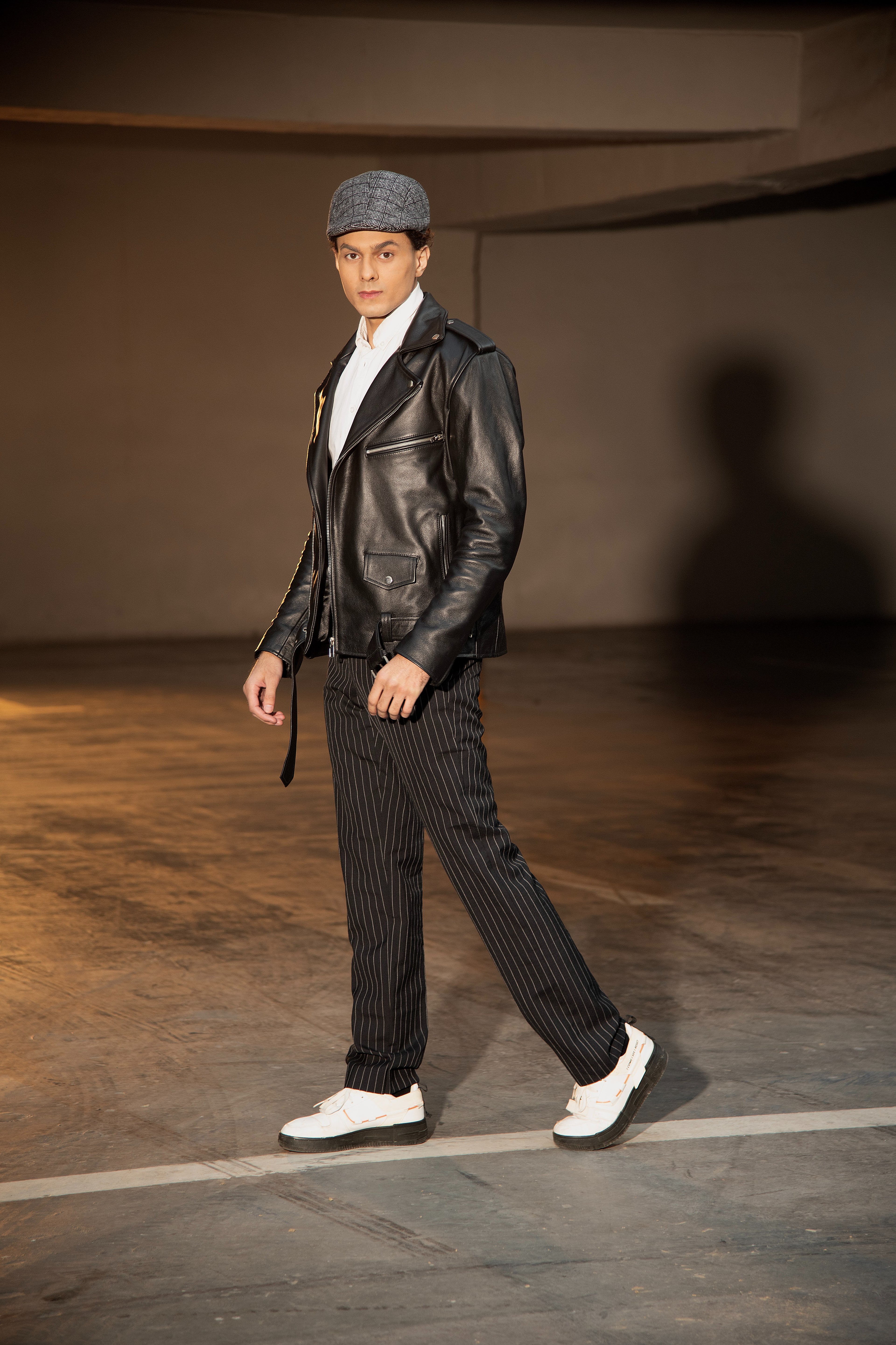 Black Biker Leather Jacket